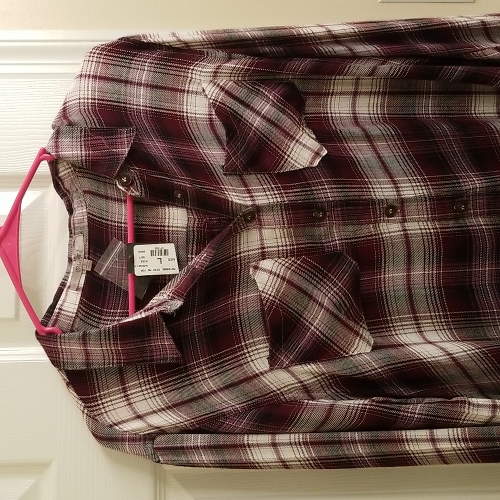 Miss Me Plaid Top